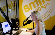 Saya Pierce-Jones records a recent report on Cape Town's water crisis for Smile 90.4FM radio. In more than a year on the full-time water beat, Pierce-Jones helped listeners understand the roots of the crisis and find ways to dramatically cut their water u